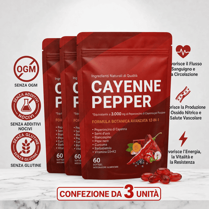 VigorAxi Cayenne Pepper Softgels